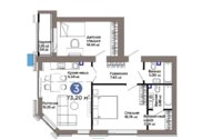 Продажа 3-комнатной квартиры, 73.2 м² в Астане - фото 3