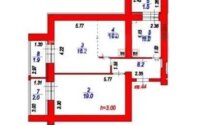 Продажа 2-комнатной квартиры, 59.7 м² в Астане