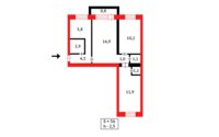 Продажа 3-комнатной квартиры, 56 м² в Абае - фото 7