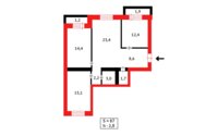Продажа 3-комнатной квартиры, 83.9 м² в Астане - фото 28