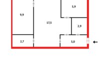 Продажа 2-комнатной квартиры, 43 м² в Караганде - фото 11