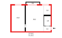 Продажа 2-комнатной квартиры, 43 м² в Караганде - фото 10