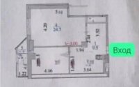 Продажа 1-комнатной квартиры, 54 м² в Астане