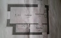 Продажа 1-комнатной квартиры, 29 м² в Астане