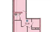 Продажа 2-комнатной квартиры, 72 м² в Алматы