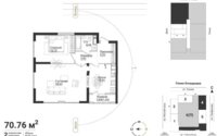 Продажа 2-комнатной квартиры, 70.76 м² в Алматы