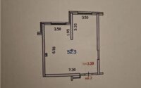Продажа 1-комнатной квартиры, 52.2 м² в Алматы