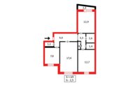 Продажа 3-комнатной квартиры, 70 м² в Темиртау - фото 14