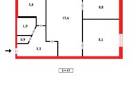 Продажа 3-комнатной квартиры, 47 м² в Караганде - фото 13