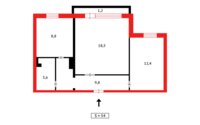 Продажа 2-комнатной квартиры, 52 м² в Караганде - фото 28