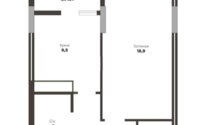 Продажа 1-комнатной квартиры, 41.5 м² в Астане