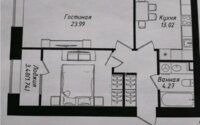 Продажа 2-комнатной квартиры, 61.17 м² в Астане