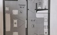Продажа 1-комнатной квартиры, 39.6 м² в Астане