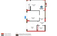 Продажа 2-комнатной квартиры, 60 м² в Астане