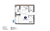 Продажа 1-комнатной квартиры, 33.25 м² в Астане