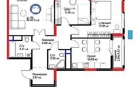 Продажа 3-комнатной квартиры, 87.58 м² в Астане