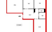 Продажа 3-комнатной квартиры, 64 м² в Караганде - фото 16