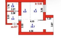 Продажа 1-комнатной квартиры, 39.4 м² в Астане