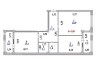 Продажа 2-комнатной квартиры, 70.6 м² в Астане - фото 4