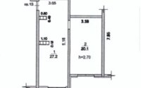 Продажа 1-комнатной квартиры, 47.3 м² в Алматы