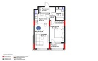 Продажа 2-комнатной квартиры, 48.48 м² в Астане