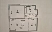 Продажа 2-комнатной квартиры, 51.4 м² в Астане - фото 4
