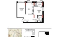 Продажа 2-комнатной квартиры, 59.8 м² в Астане