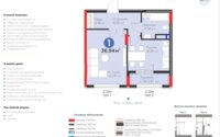 Продажа 1-комнатной квартиры, 36.94 м² в Астане