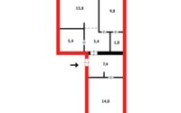 Продажа 3-комнатной квартиры, 62 м² в Караганде - фото 15