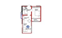 Продажа 2-комнатной квартиры, 48.8 м² в Астане - фото 3