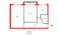Продажа 2-комнатной квартиры, 47 м² в Караганде - фото 16