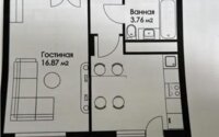 Продажа 2-комнатной квартиры, 45 м² в Астане