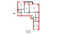 Продажа 3-комнатной квартиры, 158 м² в Караганде - фото 35