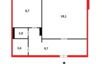 Продажа 1-комнатной квартиры, 42 м² в Караганде