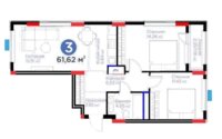 Продажа 3-комнатной квартиры, 62 м² в Астане - фото 3