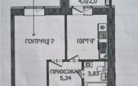 Продажа 1-комнатной квартиры, 39.9 м² в Астане