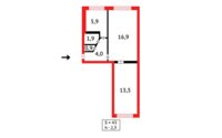 Продажа 2-комнатной квартиры, 44 м² в Караганде - фото 10