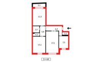 Продажа 3-комнатной квартиры, 68 м² в Темиртау - фото 20