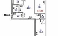 Продажа 3-комнатной квартиры, 58.8 м² в Астане - фото 6