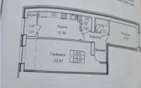 Продажа 2-комнатной квартиры, 58.8 м² в Астане