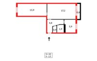Продажа 2-комнатной квартиры, 44 м² в Темиртау - фото 10