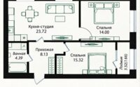 Продажа 3-комнатной квартиры, 68 м² в Астане