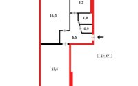 Продажа 2-комнатной квартиры, 49 м² в Темиртау