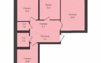 Продажа 3-комнатной квартиры, 78.8 м² в Астане