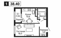 Продажа 1-комнатной квартиры, 38.4 м² в Алматы - фото 3
