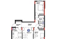 Продажа 3-комнатной квартиры, 88.8 м² в Астане - фото 2