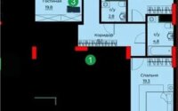 Продажа 3-комнатной квартиры, 87.5 м² в Астане