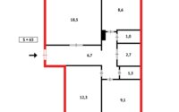 Продажа 3-комнатной квартиры, 65 м² в Караганде - фото 17