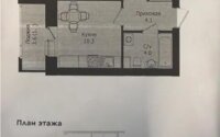 Продажа 1-комнатной квартиры, 37.95 м² в Астане