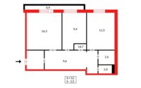 Продажа 2-комнатной квартиры, 52 м² в Караганде - фото 7
